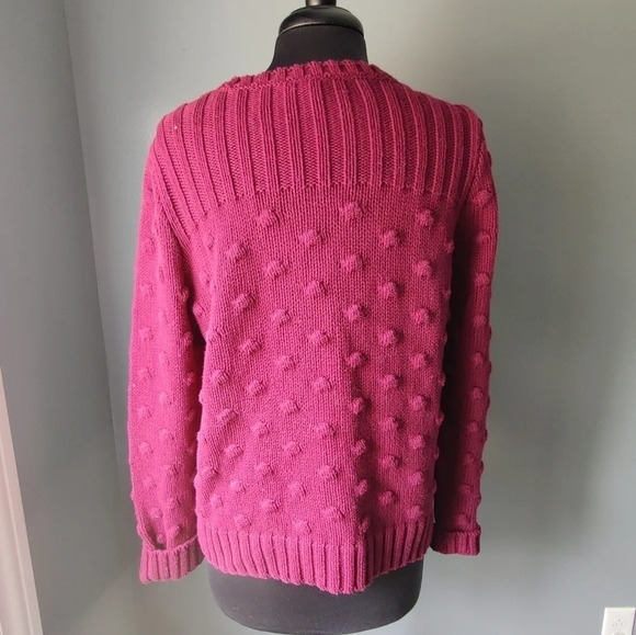 Vince Camuto Pom Pom Chunky Sweater - Picture 3 of 4